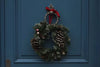 How to hang a wreath on a door
