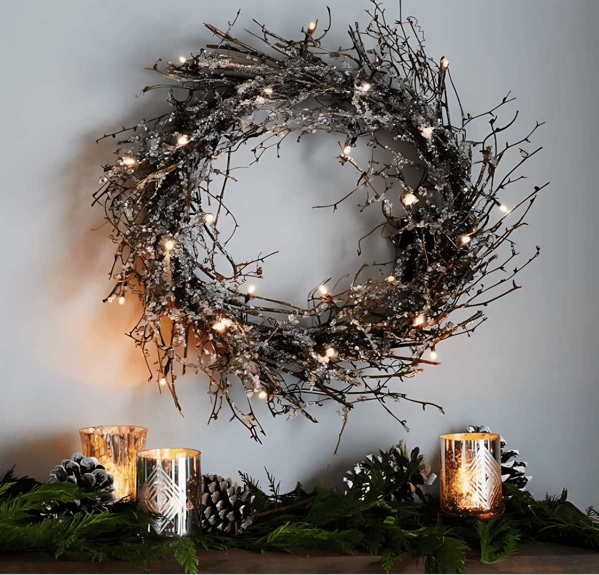 From Dull to Dazzling How to Transform Your Wreath with Lights