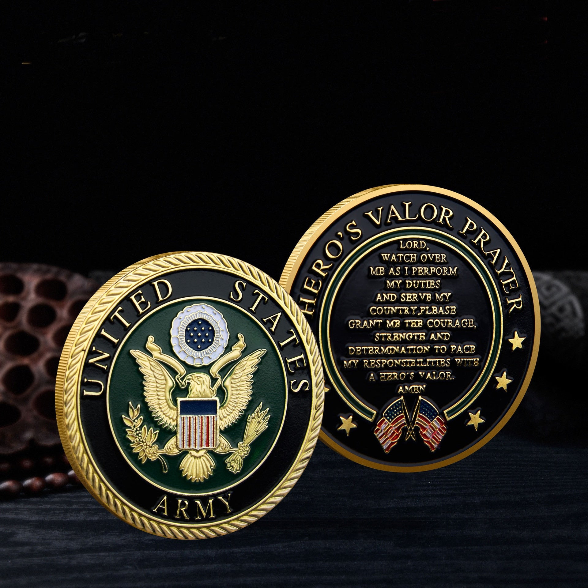 US army challenge coins