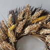 Dried wheat wreath