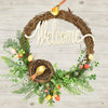 bird nest wreath