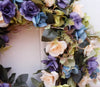 Load image into Gallery viewer, flower wreath purple