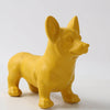 yellow corgi statuette