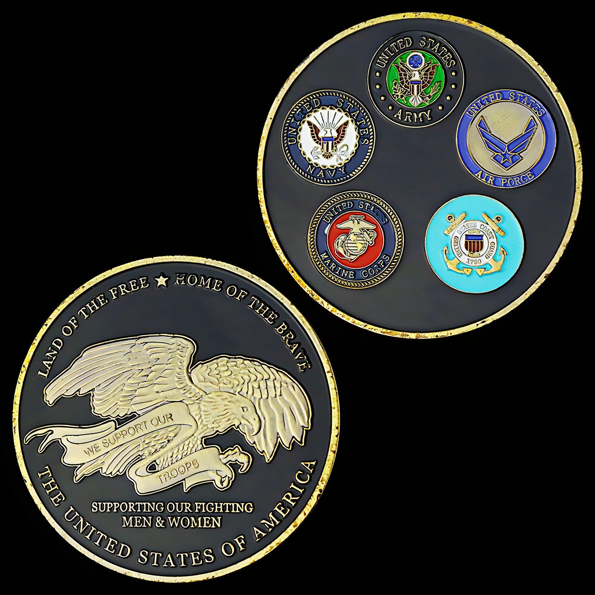 support troops coin