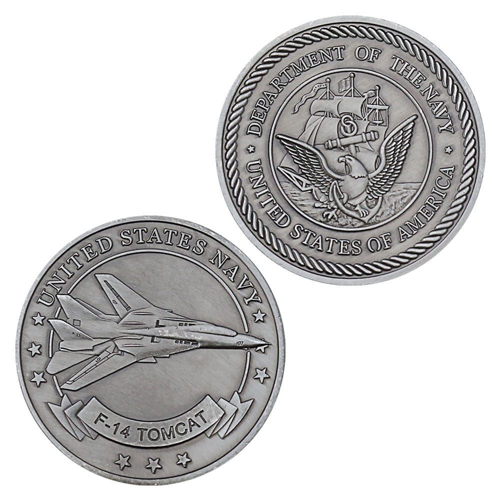navy f-14 coin seal