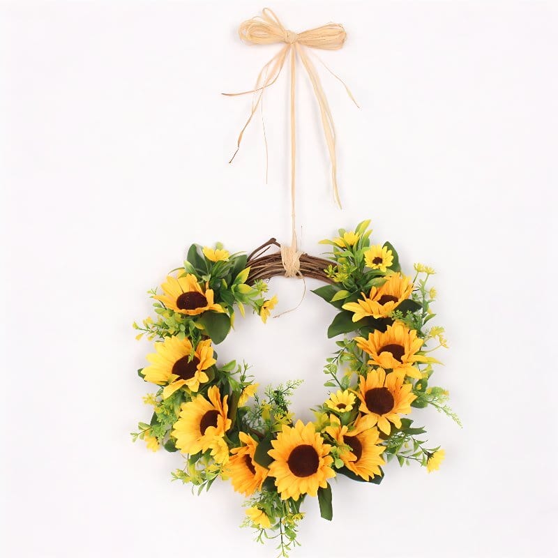 sunflower wreath for door