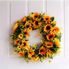 sunflower fall wreath