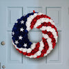 Load image into Gallery viewer, American flag flower wreath