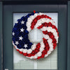 American flag wreaths