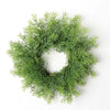 artificial cypress wreath
