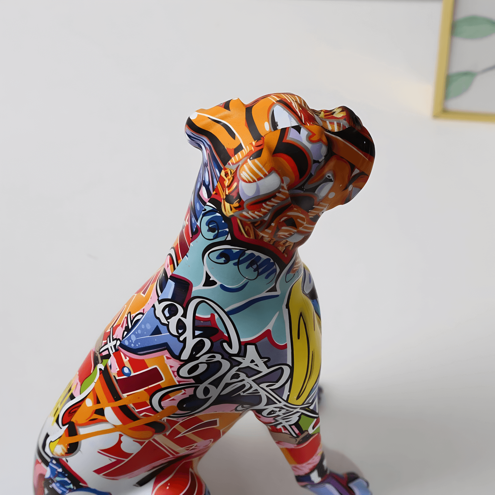 Boxer dog statuette