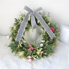 Boxwood wreath with bow