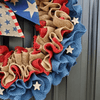 burlap 4th of july wreath