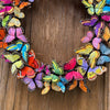 Butterfly wreath