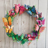 butterfly door wreath