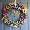 Butterfly wreath