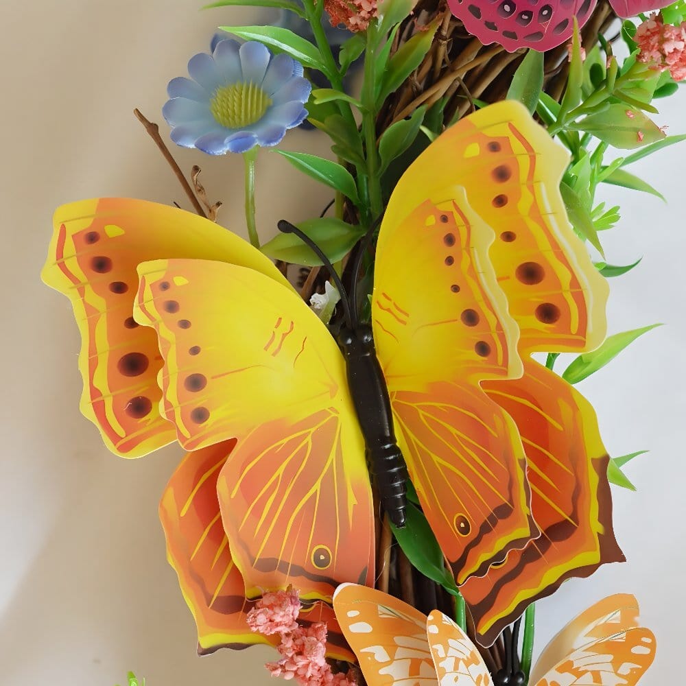 butterfly shaped wreath