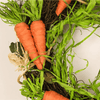 carrot door wreath closeup