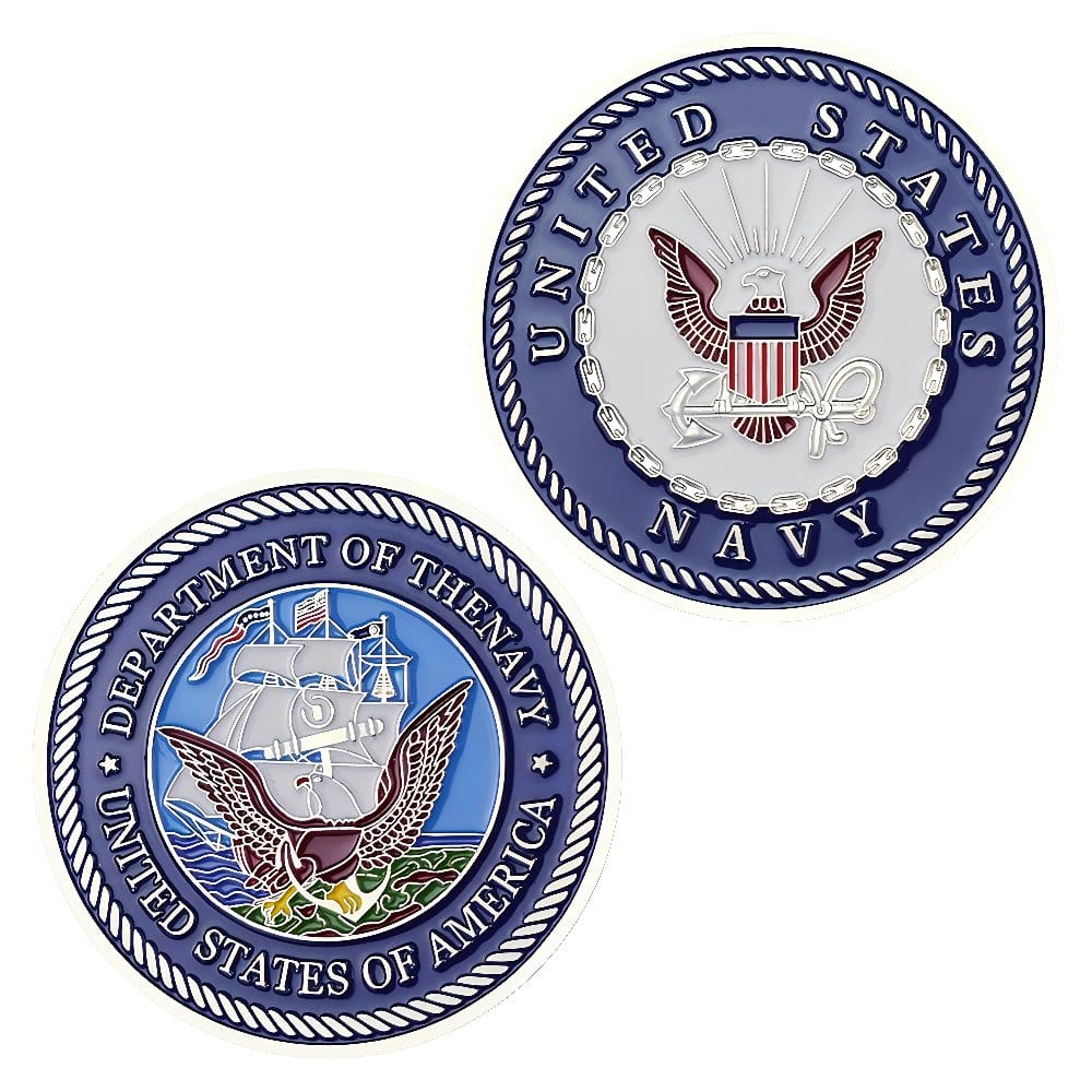 navy coin