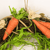 faux carrot wreath