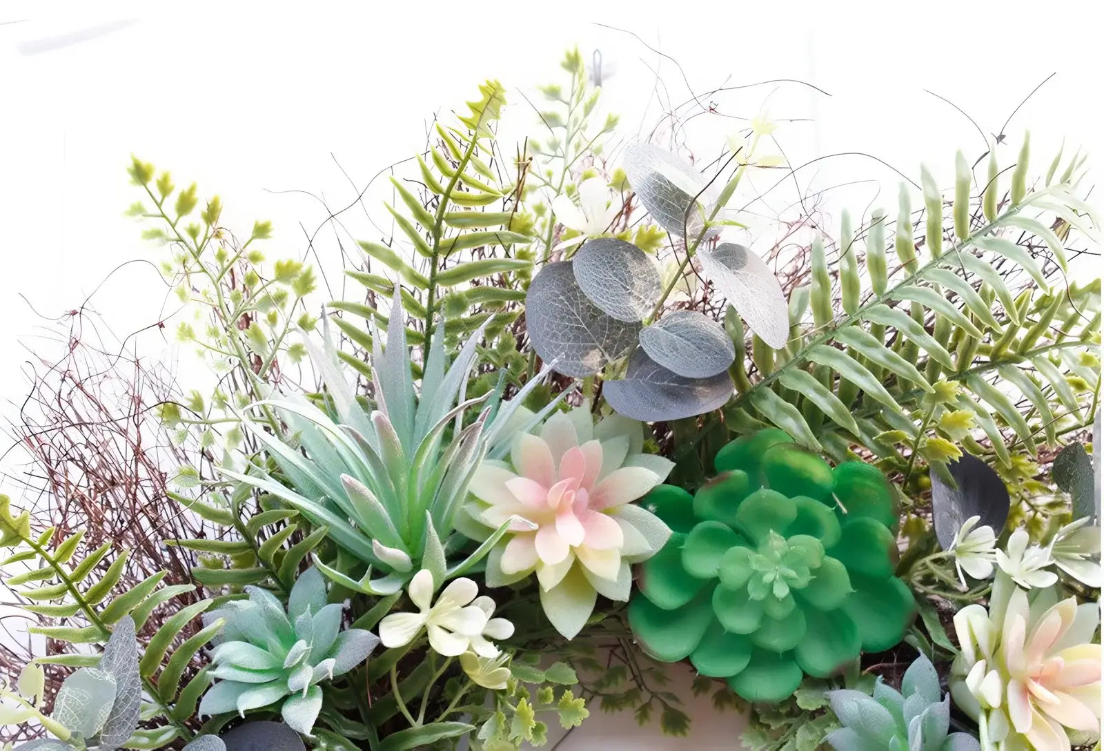 succulent wreath for sale Faux Succulent Wreath