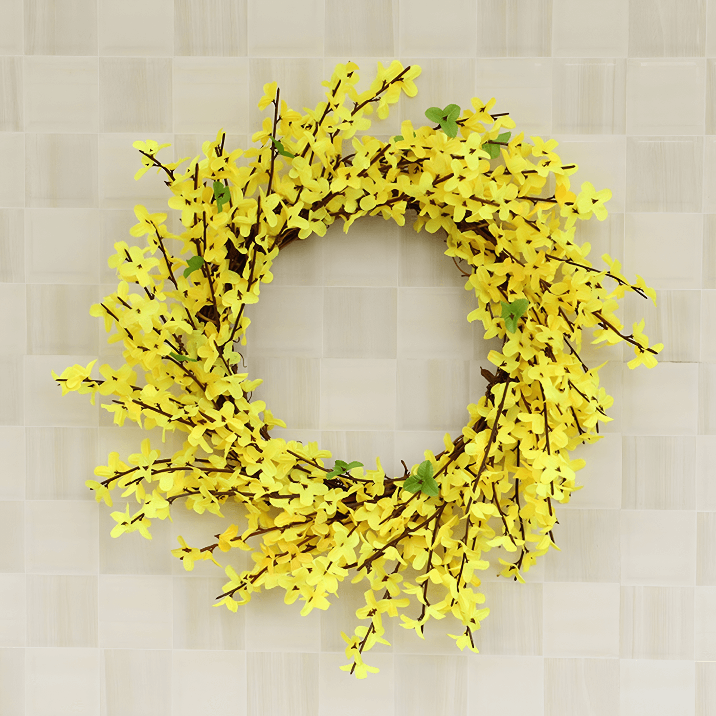 forsythia wreath