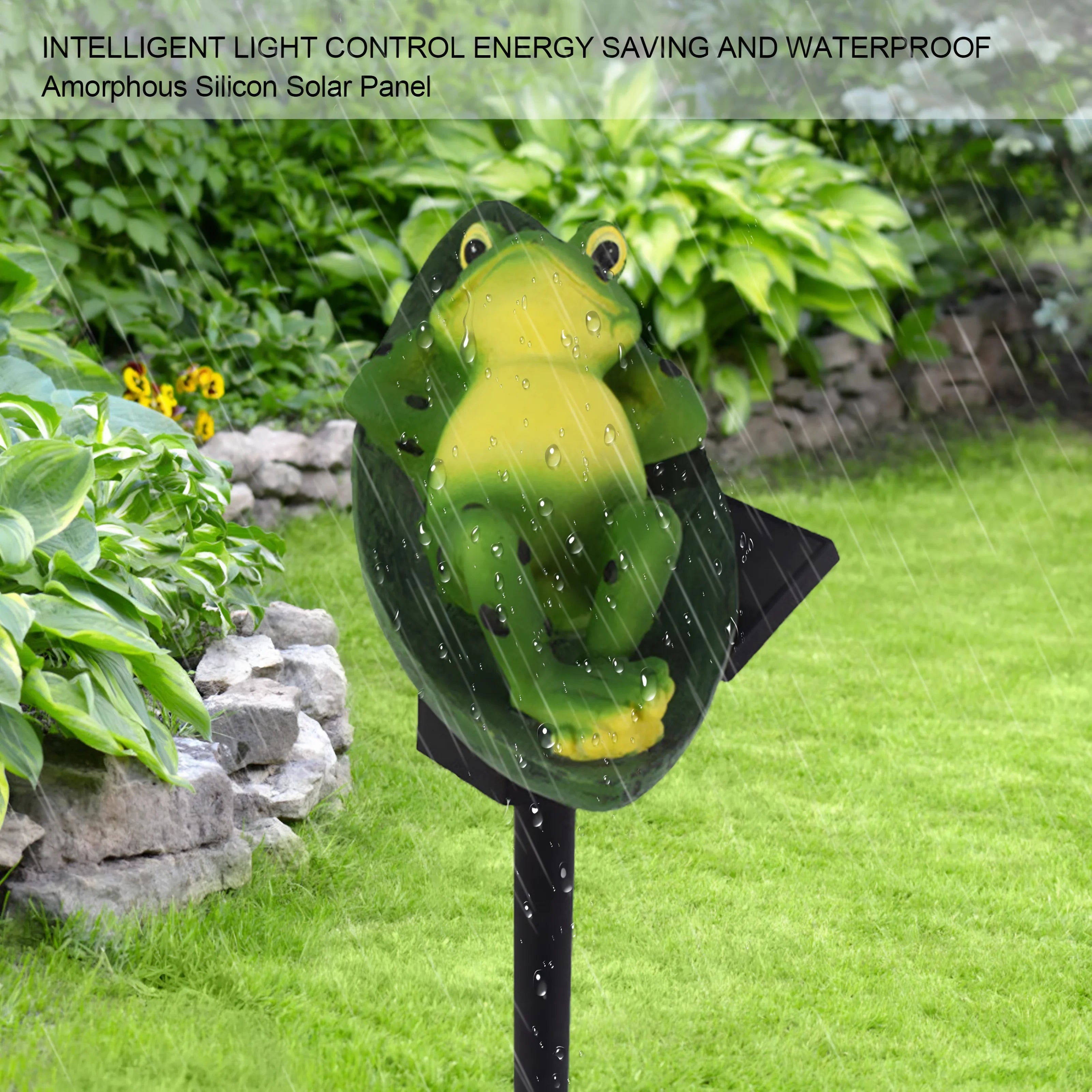Solar Motion Frog Frog Solar Lights | HeftyBerry