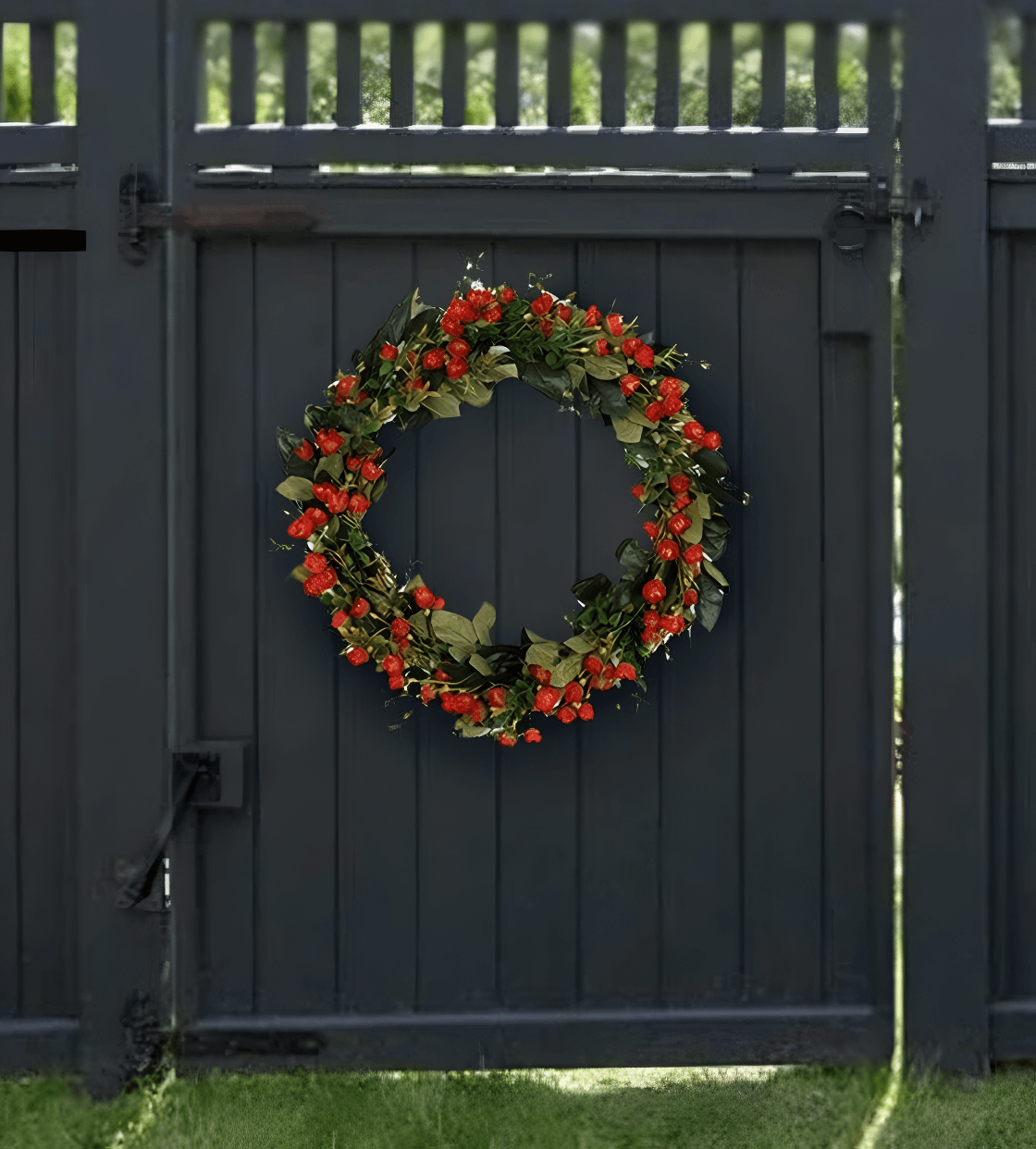 Front gate wreath