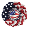 god bless america sign for wreath