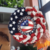 god bless wreath