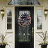 labor day wreath on a front door