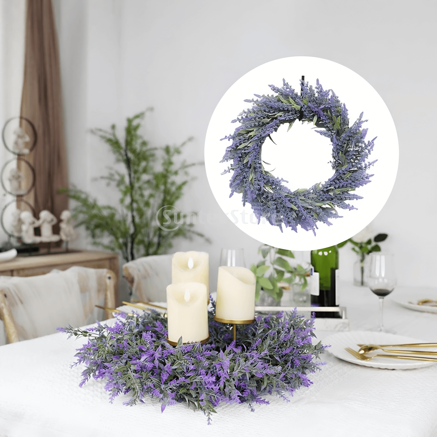 lavender wreath for front door