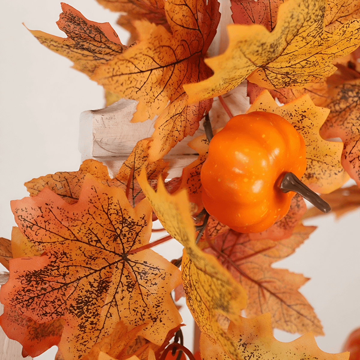 mini pumpkin garland
