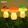 mushroom solar light