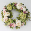 Green Peony Wreath