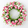 Load image into Gallery viewer, pink tulip wreath
