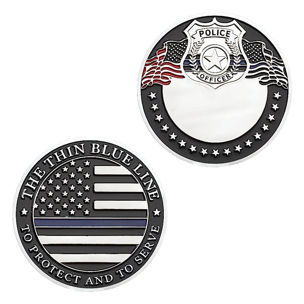 Law enforcement challenge coins