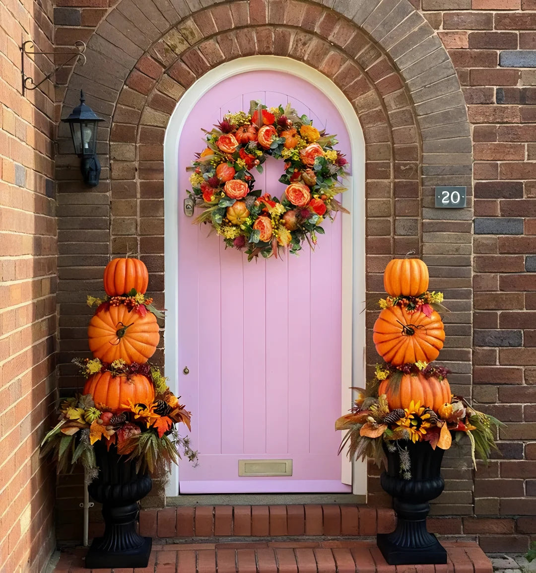 pumpkin shaped wreath