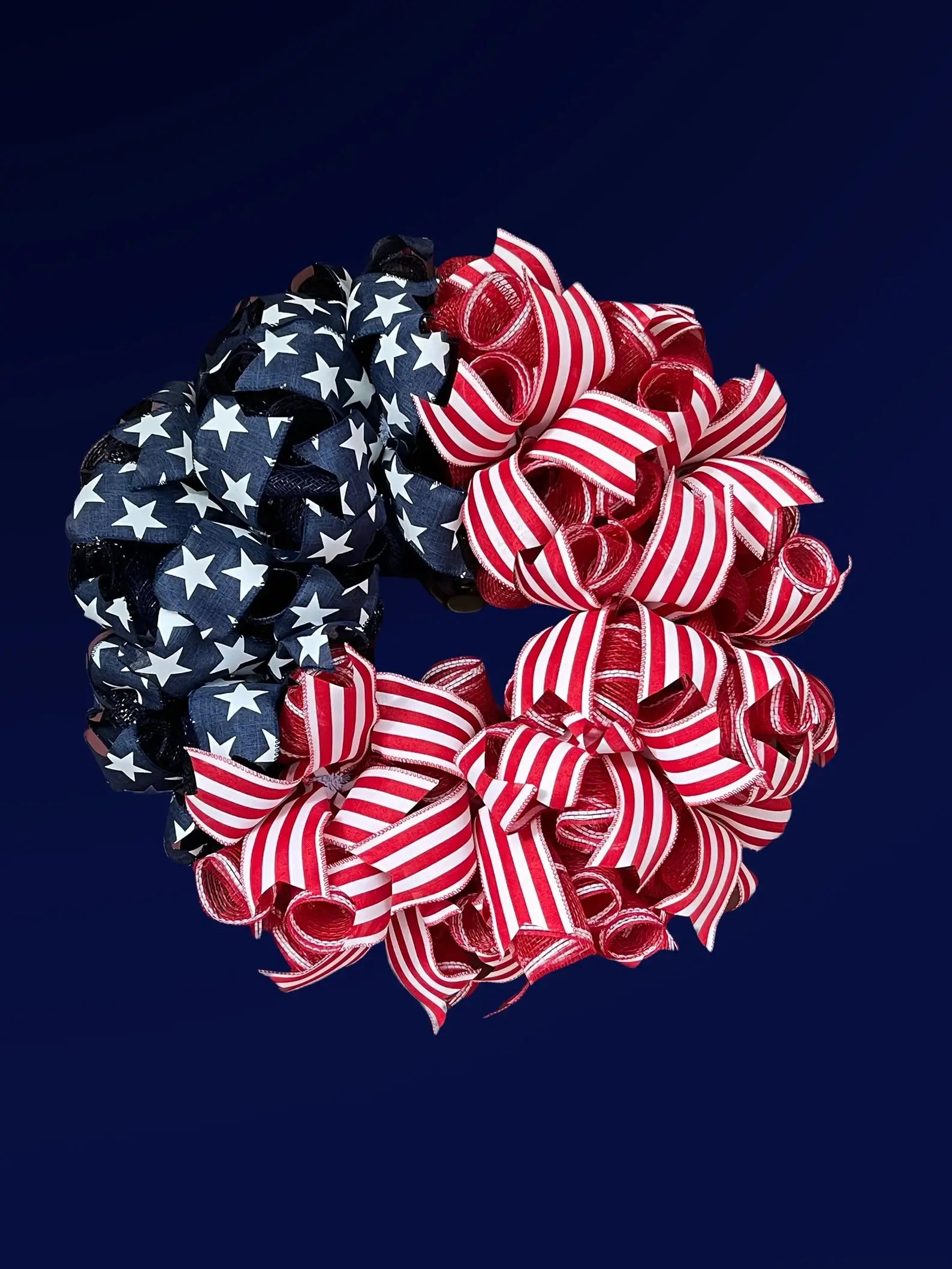 ribbon patriotic wreath