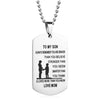 mom to son necklace