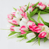 tulip front door wreath