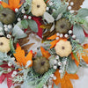 white pumpkin wreath