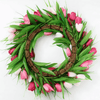 Load image into Gallery viewer, Faux tulip wreath