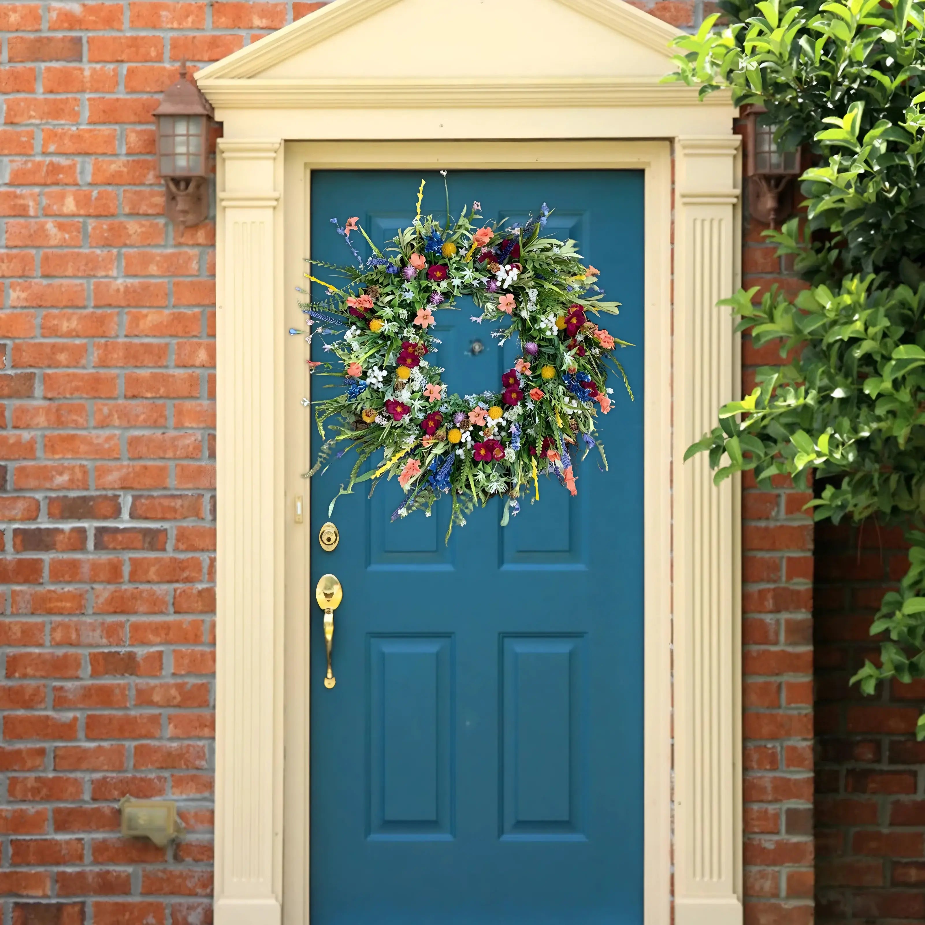 Wildflower door Wreath