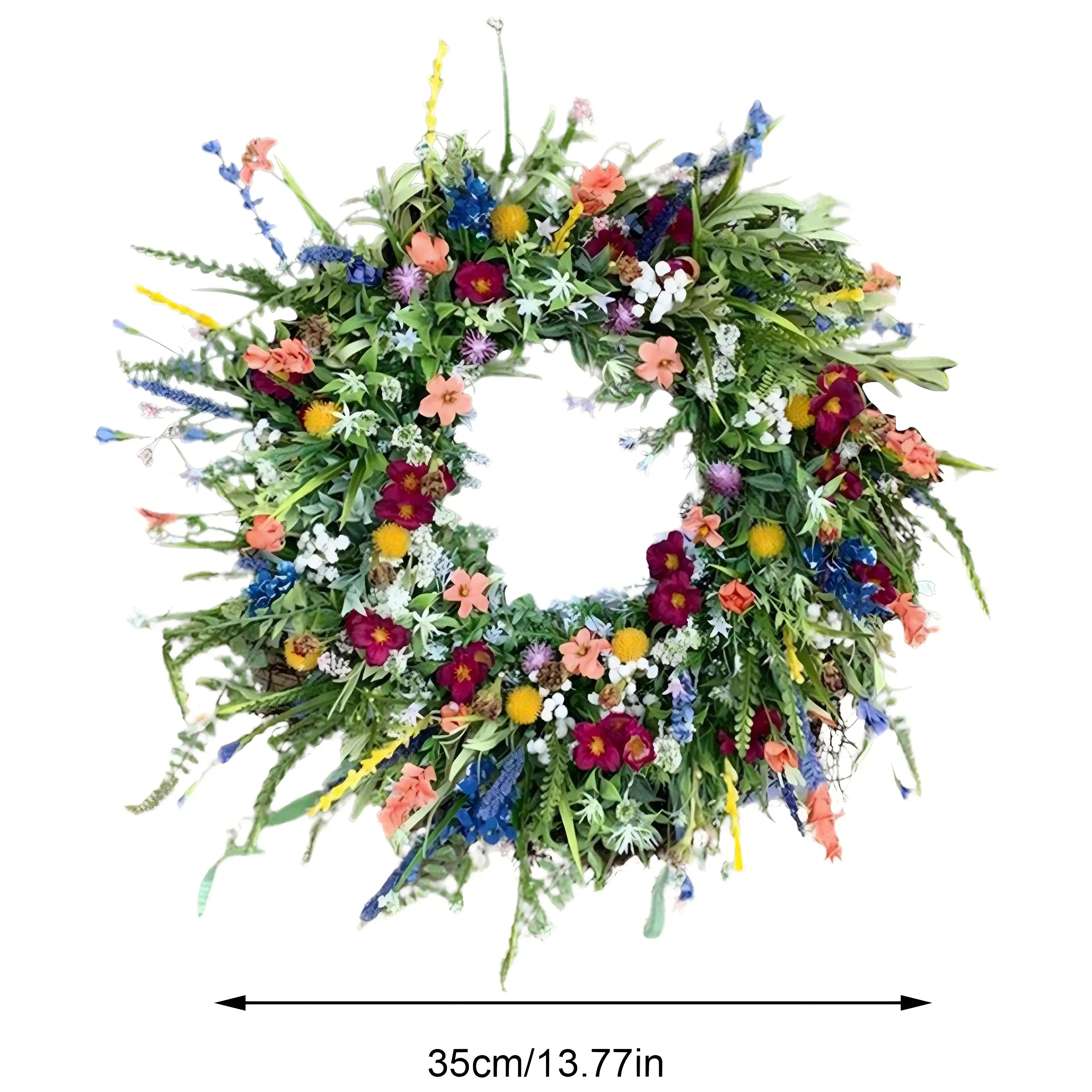Wildflower Wreath size chart