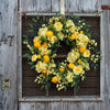 Load image into Gallery viewer, lemon wreath for front door